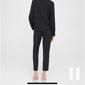 Theory black suit pants.